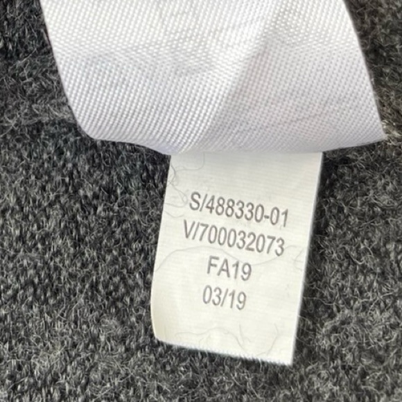 Banana Republic V Neck Sweater Women XS Gray Charcoal Classic Minimalist - Picture 9 of 10